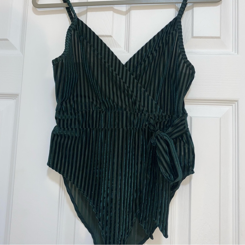 Green Velvet Bodysutit